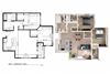 2 Bedroom B Floor Plan - Zera